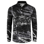 Personalized Penrith Panthers Button Sweatshirt Graffiti Grunge Abstract Urban Street Style Design