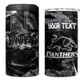 Personalized Penrith Panthers 4 in 1 Can Cooler Tumbler Graffiti Grunge Abstract Urban Street Style Design