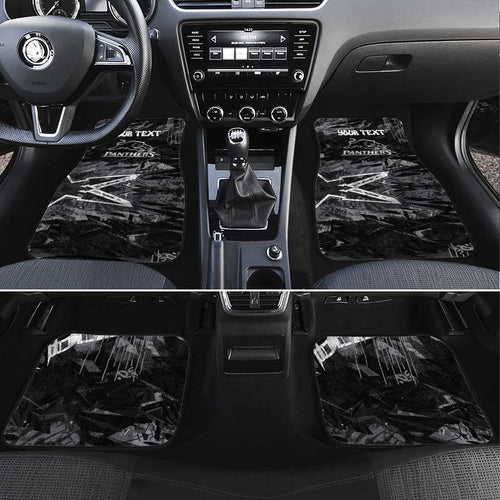 Personalized Penrith Panthers Car Mats Graffiti Grunge Abstract Urban Street Style Design