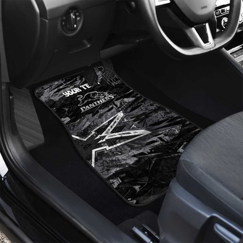 Personalized Penrith Panthers Car Mats Graffiti Grunge Abstract Urban Street Style Design