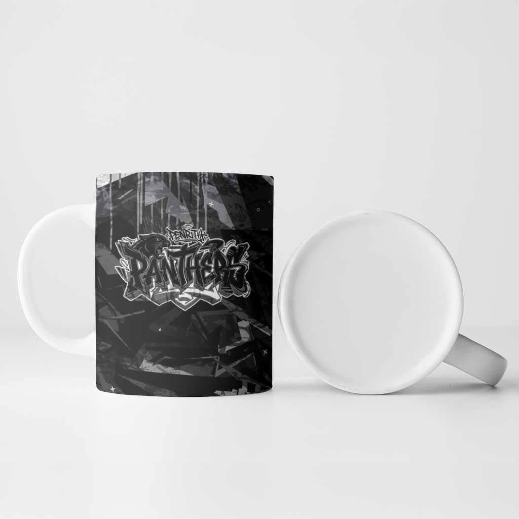 Personalized Penrith Panthers Ceramic Mug Graffiti Grunge Abstract Urban Street Style Design