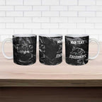 Personalized Penrith Panthers Ceramic Mug Graffiti Grunge Abstract Urban Street Style Design