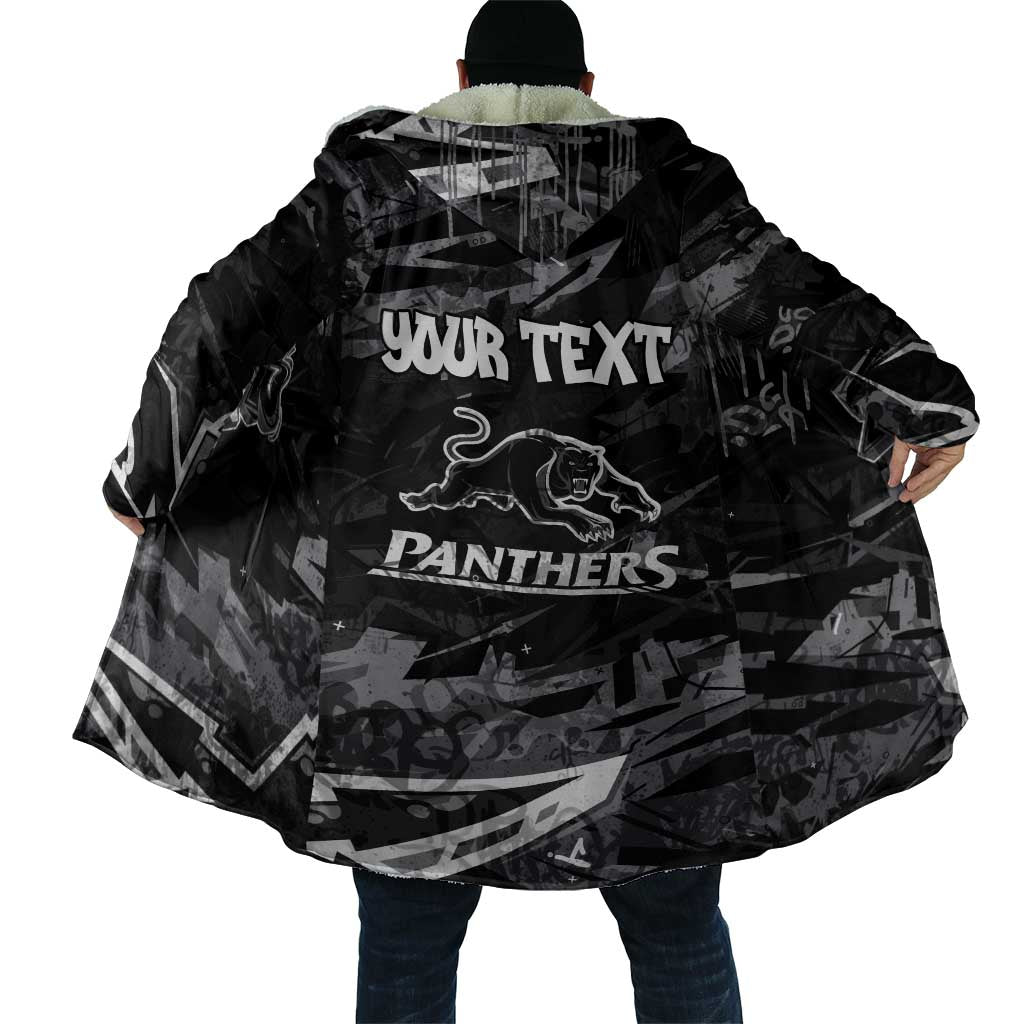 Personalized Penrith Panthers Cloak Graffiti Grunge Abstract Urban Street Style Design