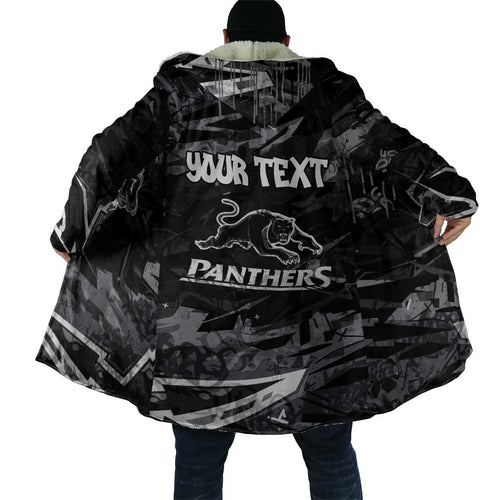 Personalized Penrith Panthers Cloak Graffiti Grunge Abstract Urban Street Style Design