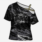Personalized Penrith Panthers Cross Shoulder Shirt Graffiti Grunge Abstract Urban Street Style Design