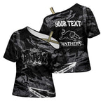 Personalized Penrith Panthers Cross Shoulder Shirt Graffiti Grunge Abstract Urban Street Style Design