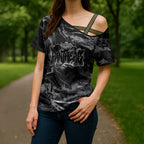 Personalized Penrith Panthers Cross Shoulder Shirt Graffiti Grunge Abstract Urban Street Style Design