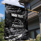 Personalized Penrith Panthers Garden Flag Graffiti Grunge Abstract Urban Street Style Design
