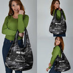 Personalized Penrith Panthers Grocery Bag Graffiti Grunge Abstract Urban Street Style Design