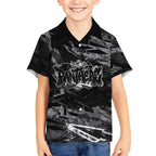 Personalized Penrith Panthers Hawaiian Shirt Graffiti Grunge Abstract Urban Street Style Design