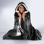 Personalized Penrith Panthers Hooded Blanket Graffiti Grunge Abstract Urban Street Style Design