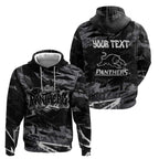 Personalized Penrith Panthers Hoodie Graffiti Grunge Abstract Urban Street Style Design