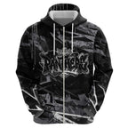 Personalized Penrith Panthers Hoodie Graffiti Grunge Abstract Urban Street Style Design