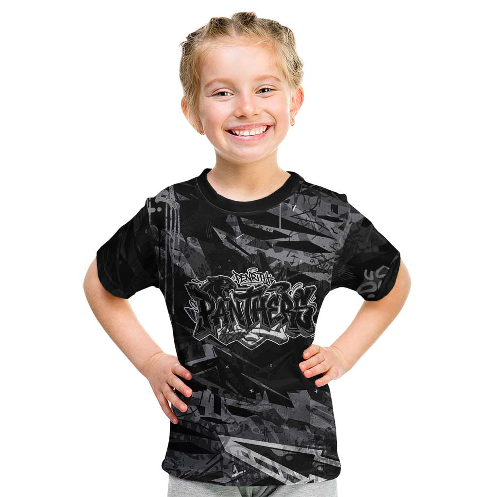 Personalized Penrith Panthers Kid T Shirt Graffiti Grunge Abstract Urban Street Style Design