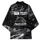 Personalized Penrith Panthers Kimono Graffiti Grunge Abstract Urban Street Style Design