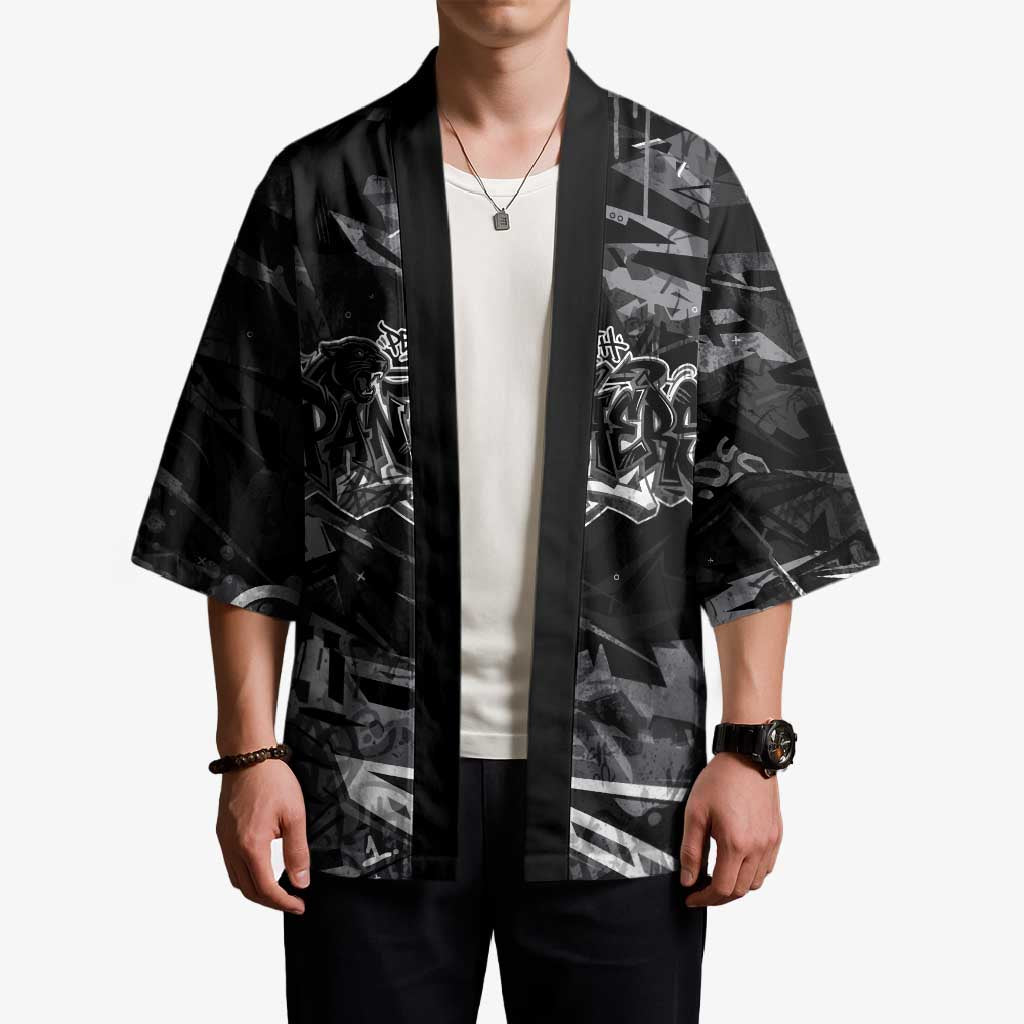 Personalized Penrith Panthers Kimono Graffiti Grunge Abstract Urban Street Style Design
