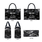 Personalized Penrith Panthers Leather Bag Graffiti Grunge Abstract Urban Street Style Design
