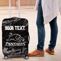 Personalized Penrith Panthers Luggage Cover Graffiti Grunge Abstract Urban Street Style Design