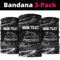 Personalized Penrith Panthers Neck Gaiter Graffiti Grunge Abstract Urban Street Style Design
