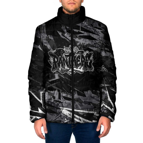 Personalized Penrith Panthers Padded Jacket Graffiti Grunge Abstract Urban Street Style Design