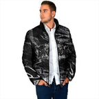 Personalized Penrith Panthers Padded Jacket Graffiti Grunge Abstract Urban Street Style Design