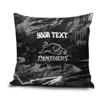 Personalized Penrith Panthers Pillow Cover Graffiti Grunge Abstract Urban Street Style Design