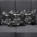 Personalized Penrith Panthers Pillow Cover Graffiti Grunge Abstract Urban Street Style Design