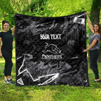Personalized Penrith Panthers Quilt Graffiti Grunge Abstract Urban Street Style Design