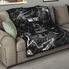 Personalized Penrith Panthers Quilt Graffiti Grunge Abstract Urban Street Style Design