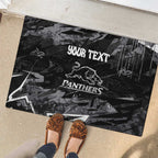 Personalized Penrith Panthers Rubber Doormat Graffiti Grunge Abstract Urban Street Style Design
