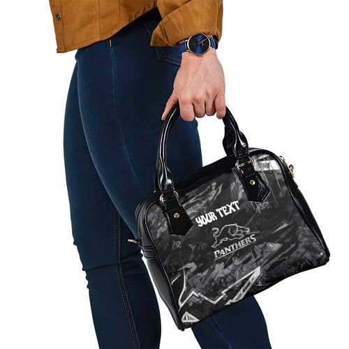 Personalized Penrith Panthers Shoulder Handbag Graffiti Grunge Abstract Urban Street Style Design