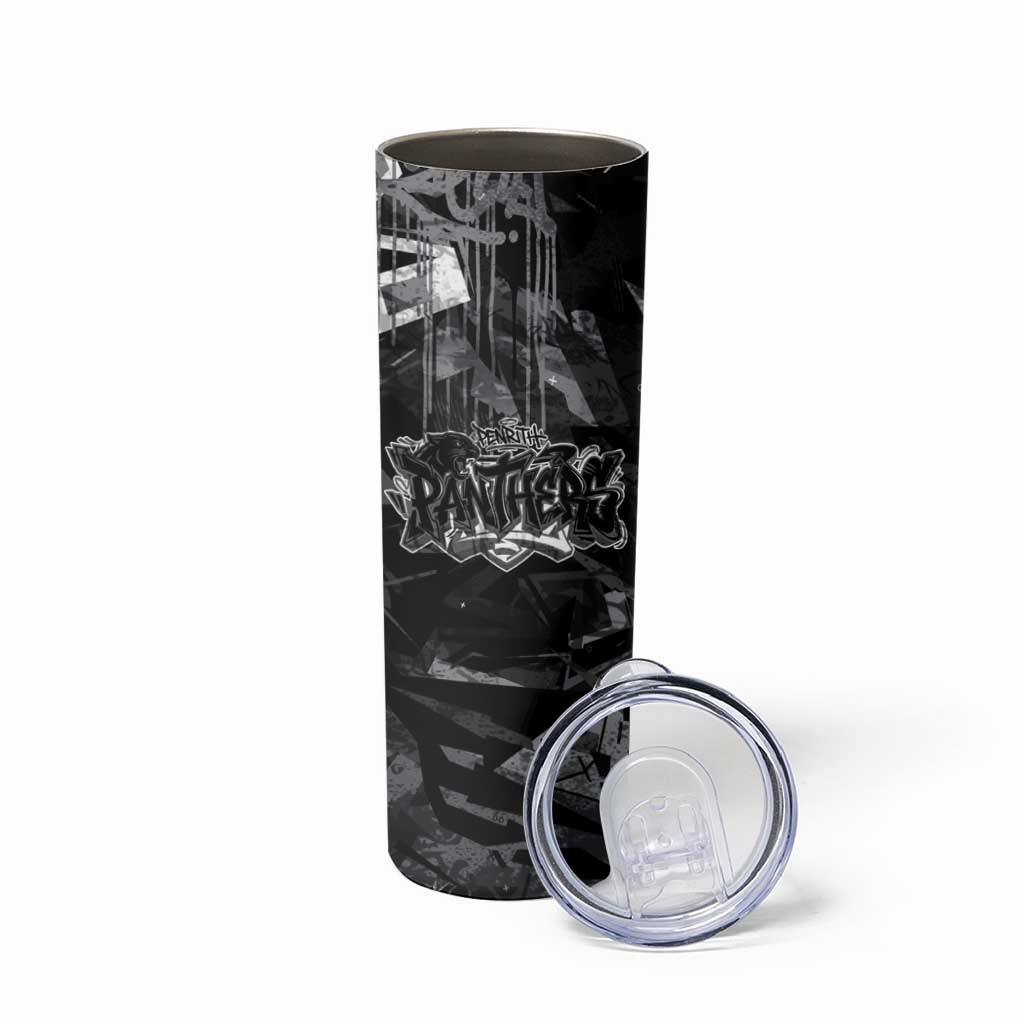Personalized Penrith Panthers Skinny Tumbler Graffiti Grunge Abstract Urban Street Style Design