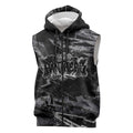 Personalized Penrith Panthers Sleeveless Zip Hoodie Graffiti Grunge Abstract Urban Street Style Design
