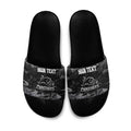 Personalized Penrith Panthers Slide Sandals Graffiti Grunge Abstract Urban Street Style Design