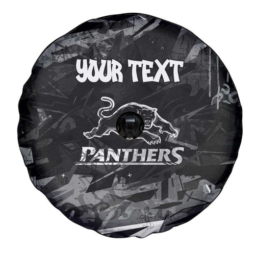 Personalized Penrith Panthers Spare Tire Cover Graffiti Grunge Abstract Urban Street Style Design