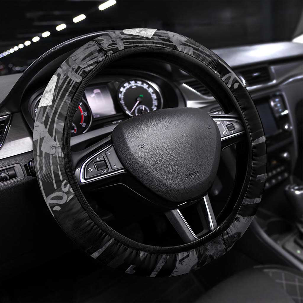 Penrith Panthers Steering Wheel Cover Graffiti Grunge Abstract Urban Street Style Design
