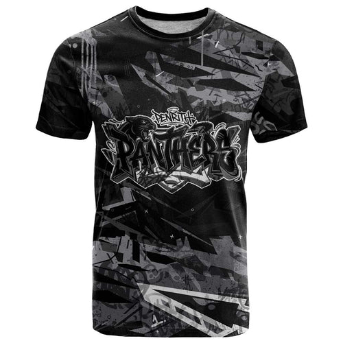 Personalized Penrith Panthers T Shirt Graffiti Grunge Abstract Urban Street Style Design