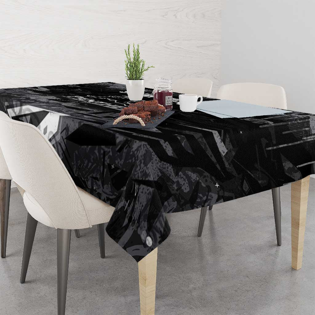 Personalized Penrith Panthers Tablecloth Graffiti Grunge Abstract Urban Street Style Design