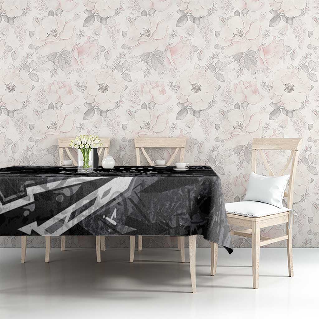Personalized Penrith Panthers Tablecloth Graffiti Grunge Abstract Urban Street Style Design