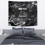 Personalized Penrith Panthers Tapestry Graffiti Grunge Abstract Urban Street Style Design