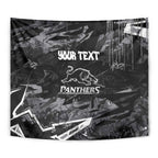 Personalized Penrith Panthers Tapestry Graffiti Grunge Abstract Urban Street Style Design