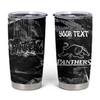 Personalized Penrith Panthers Tumbler Cup Graffiti Grunge Abstract Urban Street Style Design