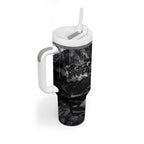Personalized Penrith Panthers Tumbler With Handle Graffiti Grunge Abstract Urban Street Style Design