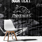 Personalized Penrith Panthers Window Curtain Graffiti Grunge Abstract Urban Street Style Design
