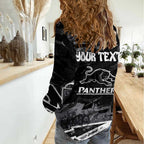 Personalized Penrith Panthers Women Casual Shirt Graffiti Grunge Abstract Urban Street Style Design