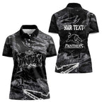 Personalized Penrith Panthers Women Polo Shirt Graffiti Grunge Abstract Urban Street Style Design