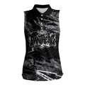 Personalized Penrith Panthers Women Sleeveless Polo Shirt Graffiti Grunge Abstract Urban Street Style Design