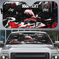 Personalized Dolphins Auto Sun Shade Graffiti Grunge Abstract Urban Street Style Design