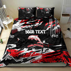 Personalized Dolphins Bedding Set Graffiti Grunge Abstract Urban Street Style Design