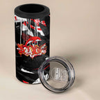 Personalized Dolphins 4 in 1 Can Cooler Tumbler Graffiti Grunge Abstract Urban Street Style Design